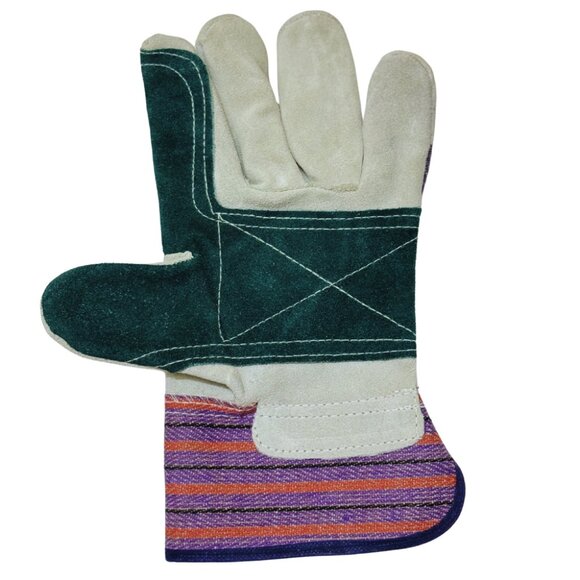 PAKNADA Cowhide leather Double Palm Gloves 3Pairs for farming Industrial Outdoor - Picture 5 of 10